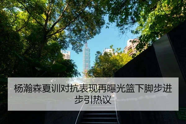 杨瀚森夏训对抗表现再曝光篮下脚步进步引热议